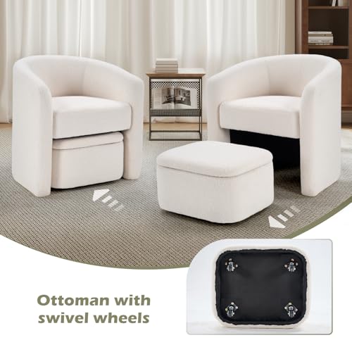 Sillón Moderno Plegable Beige miniatura 6