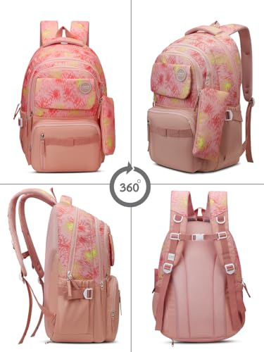 Image of Lavie Sport Sunset Laptop Backpack | 36 Liters | Fits Upto 16 Inch | Laptop Compatiable | Rain Cover