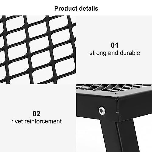 pátio dobrável malha metal,Mesas jantar ao ar livre - Mesa portátil dobrável para exterior mesa dobr