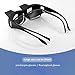 HANTUSWUS Lazy Glasses - Laying Down Reading Glasses for Bed & TV, 90 Degree Upside Down Goggles, Adjustable Viewing Angle for Neck Pain Relief, Unisex Over Prescription Reading Glasses