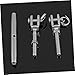 FUNOMOCYA 2pcs Turnbuckles Rigging Screws Jaw and Jaw Turnbuckles Wire Rope Tensioner Kit for Outdoor and Industrial