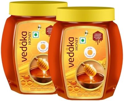 Amazon Brand - Vedaka Honey | 1 Kg | 100% Pure| No Added Sugar | Product of India