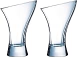 Arcoroc ARC E5613 Jazzed Eisbecher, Eisschale, 410ml, Glas, transparent, 6 Stück (Packung mit 2)