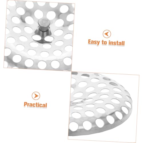 Colador de acero inoxidable para drenaje de ducha y cocina miniatura 7