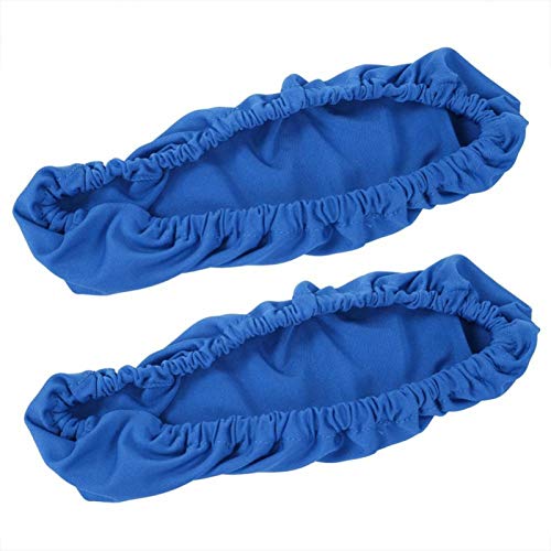 Tyenaza Cubiertas de Apoyabrazos, Funda para Reposabrazos de Silla, 1 Par de Fundas para Almohadillas para el Brazo de la Silla, Protector Reposabrazos Silla Gaming ExtraíBle, 22x6,5cm(Azul)