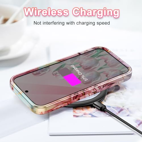 Btscase for Google Pixel 10 Pro Case/Pixel 10 Case 2025 [Military Grade Shockproof] Stylish Marble Pattern Slim Protective 3 Layers Hard PC+Soft Silicone Rugged Women Men Anti-Scratch Cover, Rose Gold - image 7