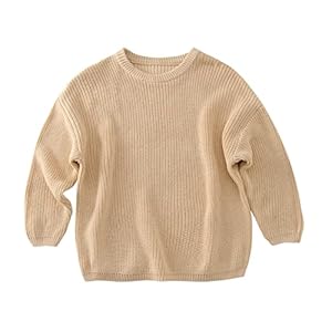 Sweatshirt baby kinderen meisjes jongens gebreide trui ronde hals lange mouwen effen warm gebreide trui bovendeel top…