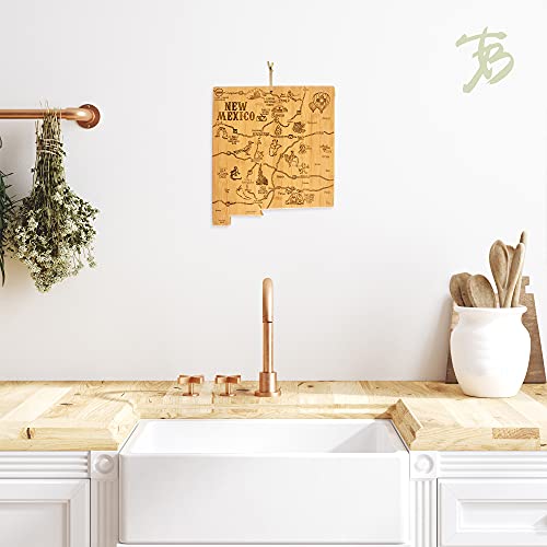 Tabla de cortar Totally Bamboo forma Nuevo México miniatura 4