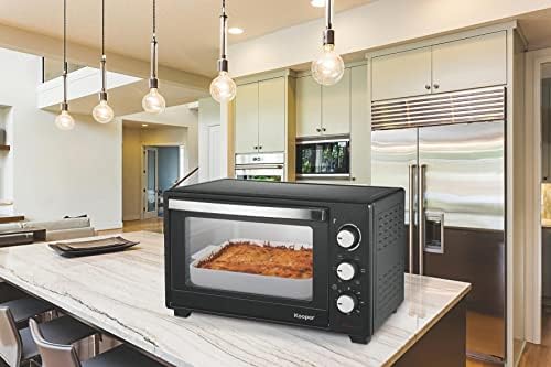 Forno Fornetto Elettrico Ventilato 30 Litri 1380W Kooper Texas 30 Nero :  Amazon.it: Casa e cucina