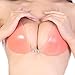 Beauties Bra Self Adhesive Silicone Invisible Push-up Sexy Strapless Seamless Bras For Women Full Coverage Girls Underwear (B Cup-Double Thickness, Nude)