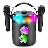 ✅ Libérez la star qui sommeille en vous avec notre Mini Enceinte Karaoké Ultime ! Préparez-vous à enflammer vos soirées et à donner vie à vos hymnes préférés avec cette mini enceinte karaoké portable et surpuissante. Compacte mais débordante de fonctionnalités