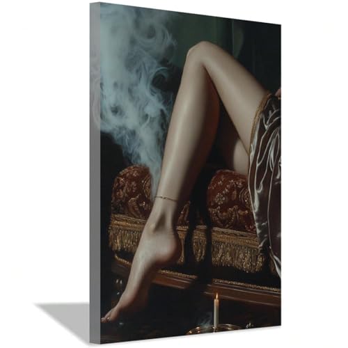 Impression sur toile sexy de fille grand format 80x120 cm décoration artistique salon et chambre