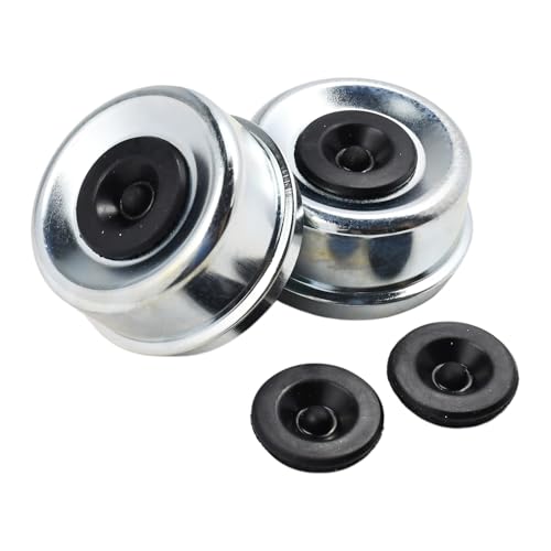 Celliparts 2pcs Trailer Hub Dust Caps Compatible with Dexter Axle Boat Trailer 7000 8000 Pickups Trucks RV