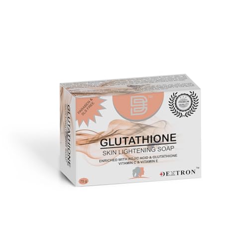 Image of Glutathione Soap with Vitamin C & E | Nourishing Bath Soap for Soft, Radiant-Looking Skin | Gentle Cleansing Bar for Women & Men | Suitable for All Skin Types | 75g (Pack of 1)