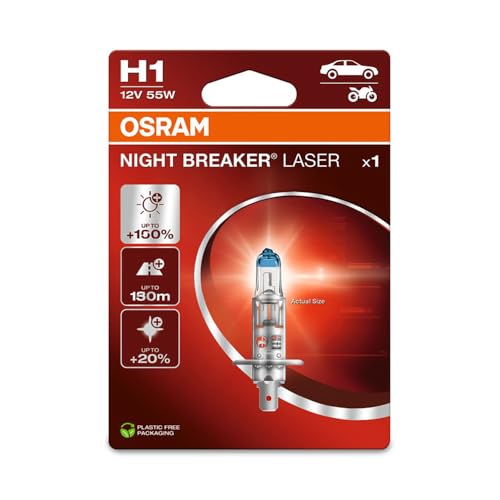 OSRAM H1 Glühlampe Fernscheinwerfer 55W Fernlicht Birne 64150NL-1BL