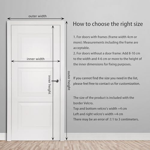 Rideau de porte magnétique isolant et insonorisant pour hiver - 7