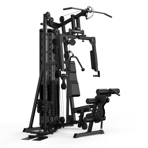 HAMMER Finnlo multigym Autark 2200, multigym, uključujući dodatke, fitness stanica za dom, preko 30 vježbi stanica za trening multigym za dom