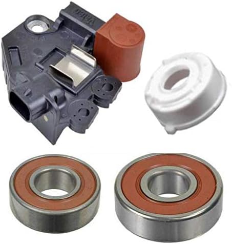 ManiacEM Alternator Rebuild Kit Regulator, Brushes, Bearings for 2015-2017 Regal 2.4L 2010-2017 Equinox Terrain 2.4L - 11459OERK