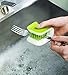 Joseph Joseph BladeBrush Knife and Cutlery Cleaner Brush Bristle Scrub Kitchen Washing Non-Slip, One Size, Gray