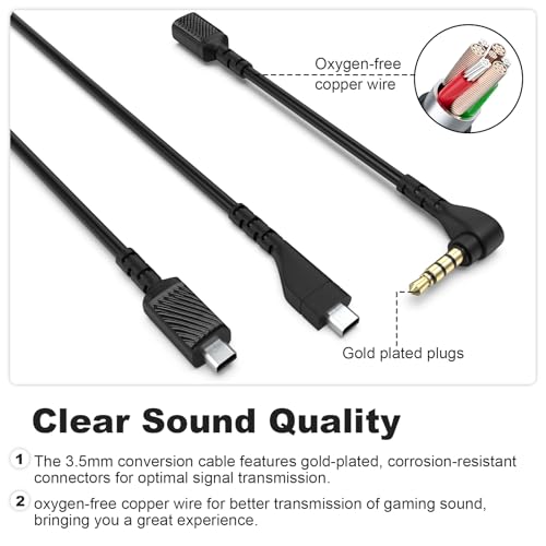 Cable audio 3.5mm para SteelSeries Arctis 3 1.5 m miniatura 3