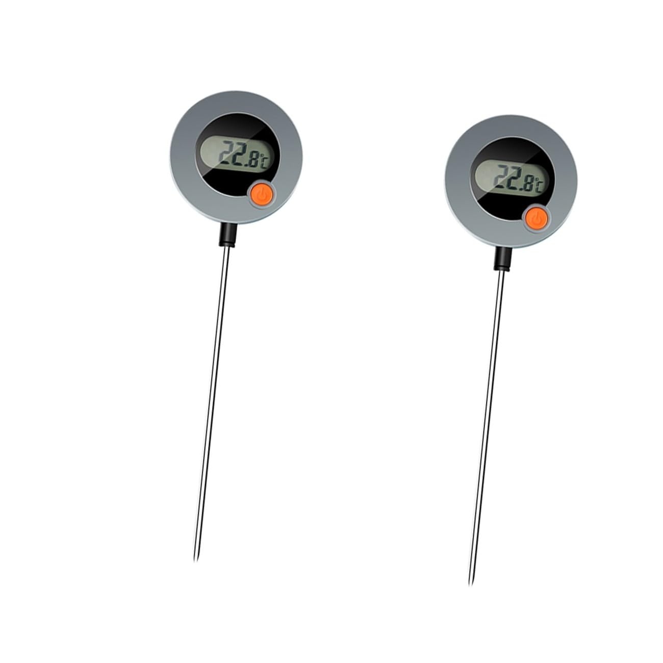 PRETYZOOM 2piezas Digital De Cocina Sonda Para Medir Temperatura De Alimentos y Agua Lectura Instantánea y Precisión Alta Para Leche y Bbq Diseño Práctico y Seguro Para Uso Familiar