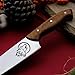 Handmade Wolf Engraved Knife, Chef Knife for Professional, Ultra Sharp Blades, Wooden Handle Knife, Personalized Gift Knife, Steak Knife