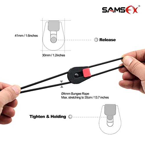 SAMSFX Fishing Rods Belt Stretchy Wrap Pole Straps Elastic Cable Ties for Casting Rods, Spinning Rods & Fly Rods (8PCS, 4 Colors Mixed A)