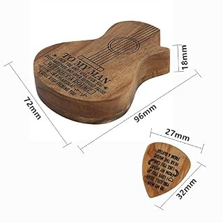 Liyeehao Étui de médiator pour Guitare, médiators pour Guitare Acoustique en Bois, boîte de Rangement pour médiators… - Les Beatles, Paul McCartney, John Lennon, RIngo Starr, George Harrison Liyeehao Étui de médiator pour Guitare, médiators pour Guitare Acoustique en Bois, boîte de Rangement pour médiators… – Image 6