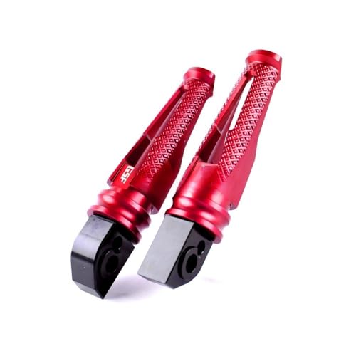 Cale pied moto arrière en aluminium CNC rouge pour Suzuki Bandit GSF 650 et 1250