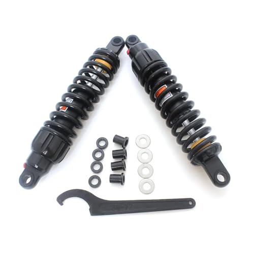 Amortisseur de suspension arrière de moto 325mm réglable pour moto custom Touring