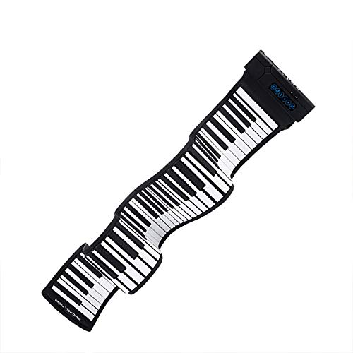 KUANDARM Piano Pliant Roll Up Piano Portable 88 Touches Instrument de Musique électronique Main Roll Piano Piano Silicone Environnemental Klaxon Kid Adulte Jouet, Facile à Transporter débutant - Les Beatles, Paul McCartney, John Lennon, RIngo Starr, George Harrison KUANDARM Piano Pliant Roll Up Piano Portable 88 Touches Instrument de Musique électronique Main Roll Piano Piano Silicone Environnemental Klaxon Kid Adulte Jouet, Facile à Transporter débutant – Image 4