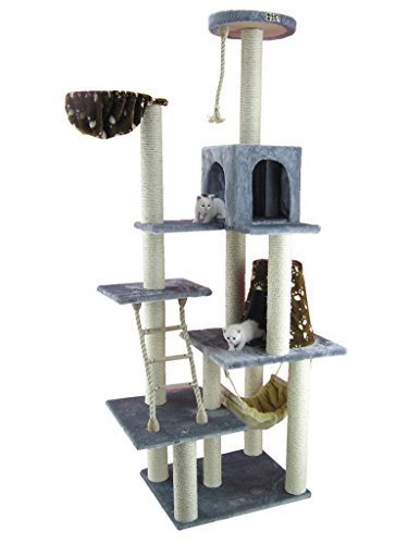 Armarkat Cat Tree Model A7802, Silver Gray