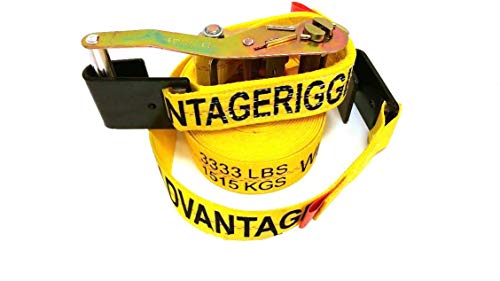 Advantage Rigging - Heavy Duty Ratchet Strap Tiedown 27' X 2
