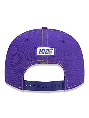 BONE 9FIFTY AJUSTAVEL NFL ON-FIELD COLECAO SIDELINE MINNESOTA VIKINGS ABA RETA ROXO NEW ERA