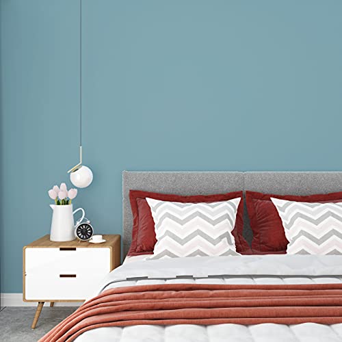 Veelike Ocean Blue Wallpaper Peel And Stick Thickening Self Adhesive Blue Contact Paper Waterproof Decorative Vinyl Film For Walls Countertops Cabinets Shelf Drawer Liners Bedroom Kitchen 15.7''X354'' #TOP2
