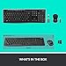 Logitech MK270 Wireless Keyboard and Mouse Combo - Keyboard and Mouse Included, 2.4GHz Dropout-Free Connection, Long Battery Life (Frustration-Free Packaging)