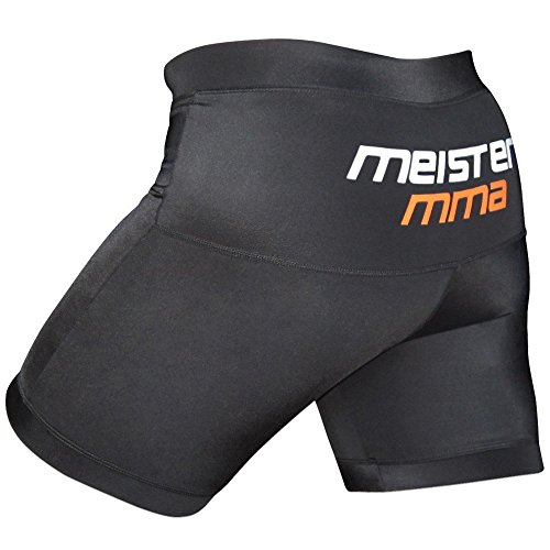 Meister MMA Crown Vale Tudo Fight Shorts - Black - 32/33 - Thumbnail 2