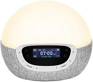 Lumie Bodyclock Shine 300 – Wake-up Light Alarm Clock with Radio, 15 Sounds