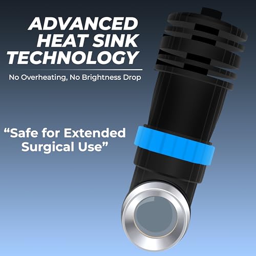 OTICA 10 Watt ENT Surgical LED Headlight for Doctors Hospital and Multi Purpose (NonAdjustable Focus of Light)