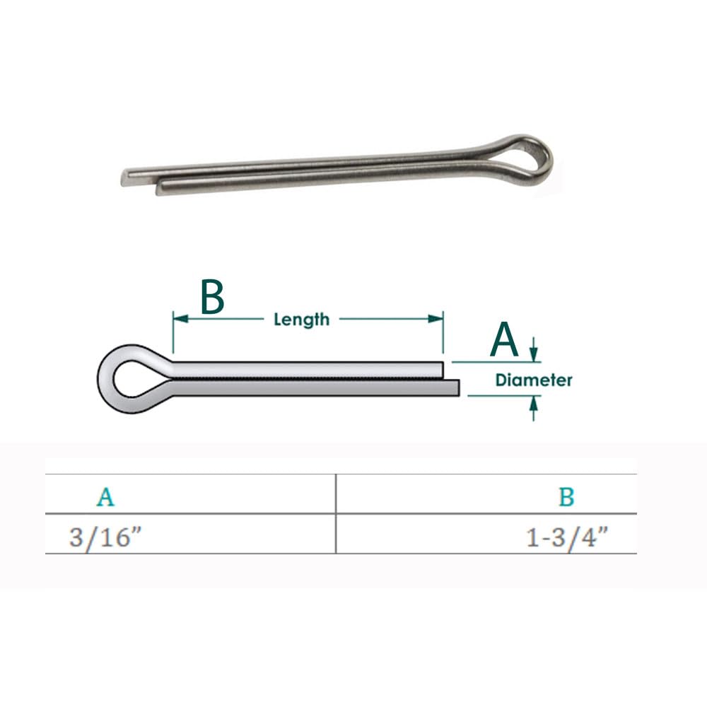 Amazon.com: Prolinemax 10 Pc Marine Stainless Steel 3/16