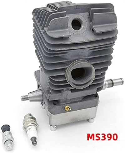 ミリメートル & 49 ミリメートルシリンダーピストンクランクシャフトエンジンパンベースキット S MS390 MS290 M 【オイルフィルターラインシール】