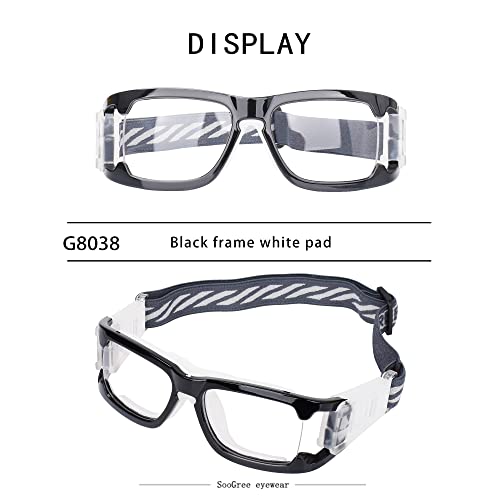 Soogree Sports Goggles Glasses Men Racquetball Basketball Football Eyewear Protective Glasses Shock Collision Lens Replaceable #TOP4