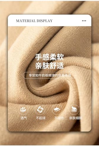 Men's Spring Sweater Cashmere Cardigan Solid Color Basic V-Neck Single Breasted Loose Fitting Tops2