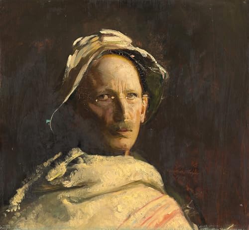 Impression d'affiches Abbott Handerson Thayer autoportrait sur toile de peinture 60x90cm
