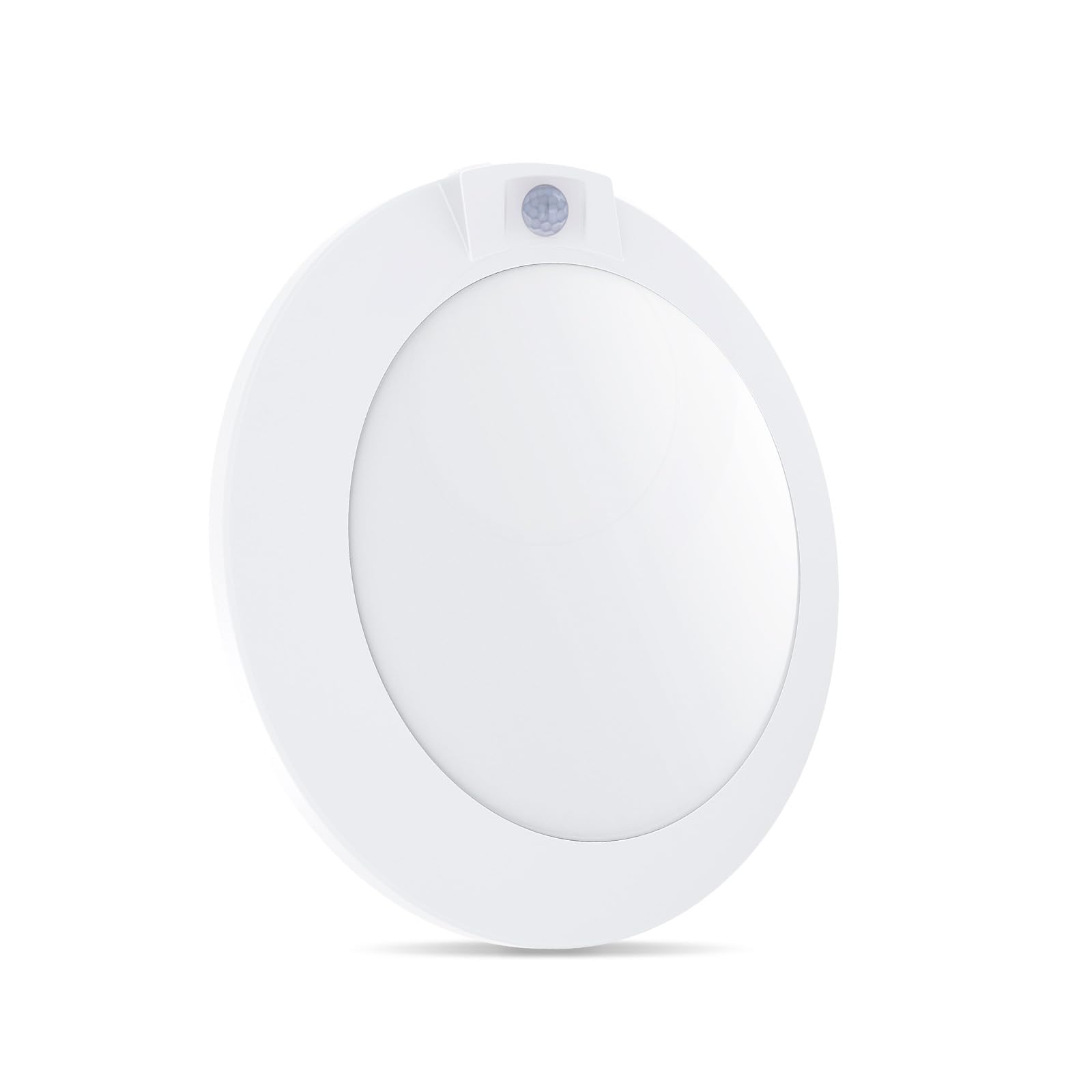 Sofiton 6 Inch Motion Sensor Ceiling Light Indoor, 14W 3000K Wired LED Disk Lights, CRI90+, 950LM, ETL Certified, Wet Location, Motion Activated Light