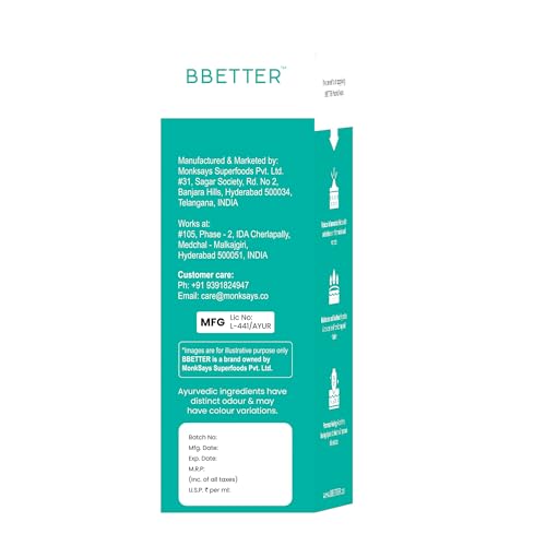 Image of BBETTER PsoriaTejas - Oil for Skin Health Management | Steroid-Free Formula for Dry Itchy and Flaky Skin | Herbal Formula with Bruhath Danthapala Thailam & Dinesavalyadi Thailam to Soothe Irritation Redness & Promote Hydration