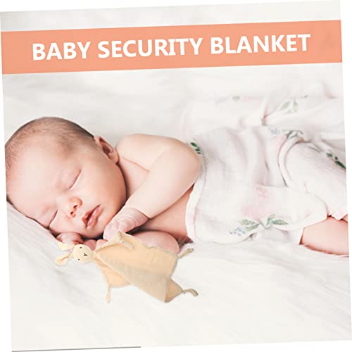 Kisangel Puur Katoen Rustgevende Handdoek Taggy Deken Voor Baby'S Speelgoed Voor Baby Cartoon Deken Konijn Speelkleed Katoen Lovey Deken Bunny Badhanddoeken Rustgevende Zintuiglijke - Afbeelding 4