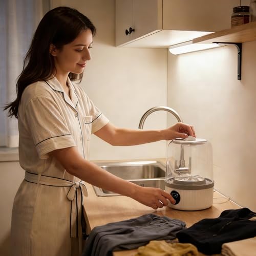 Portable Clothes Washer | 2-Mode USB Rechargeable Deep Cleaning | Portable Washer Clothes Laundry Machine,for Home Apartment Travel Hotel Outdoor Camping Laundry