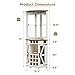 OKD Corner Bar Storage Cabinet, 72