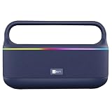 iBall Dhun 180 Portable Bluetooth Speaker, 50W RMS, 5Hrs Playback, Dual Drivers, Dual EQ, Metal Handle, Powerful BASS, TWS Support, RGB Lights, Fabric Finish, Type-C, Call Function (Blue) Amazon Deal
